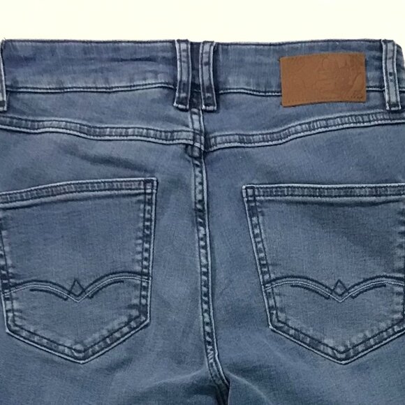 Mos Mosh Vice Blue Jeans - Size 27 - Slim Fit - NWT- Medium Blue - Picture 6 of 15